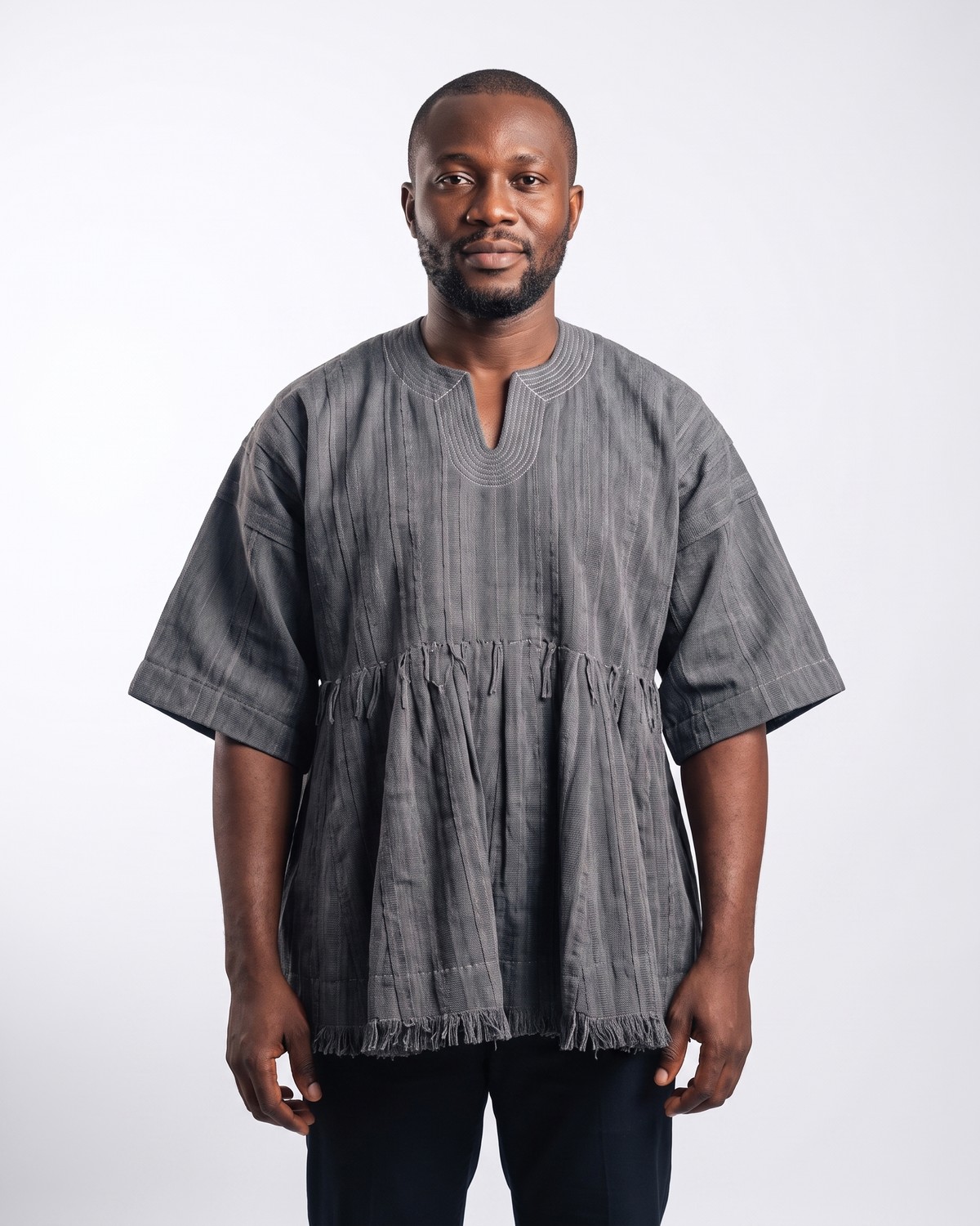 Grey Fugu Smock