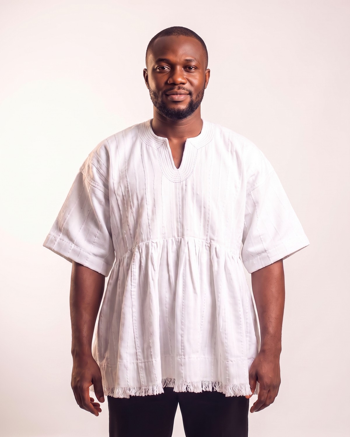 White Fugu Smock